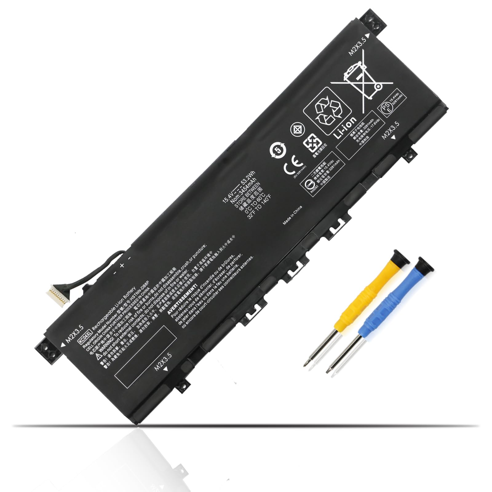 KC04XL Batterie pour HP Envy X360 13-AG 13-AR 13-ah 13-AQ 13